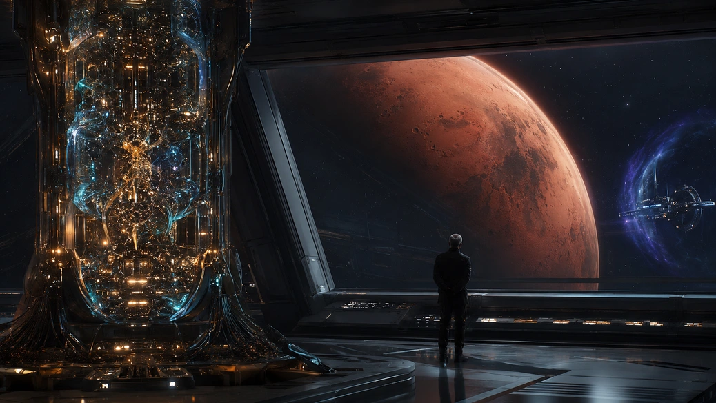 Stilisierter Code in einer kreisförmigen Schleife